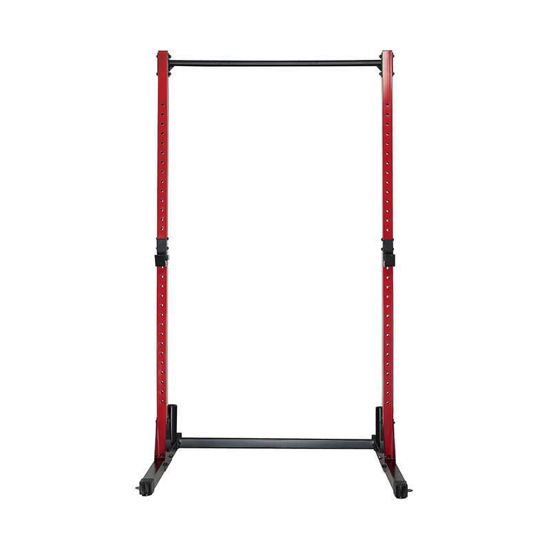 Justerbar och hållbar Red Power Cage för styrketräning
